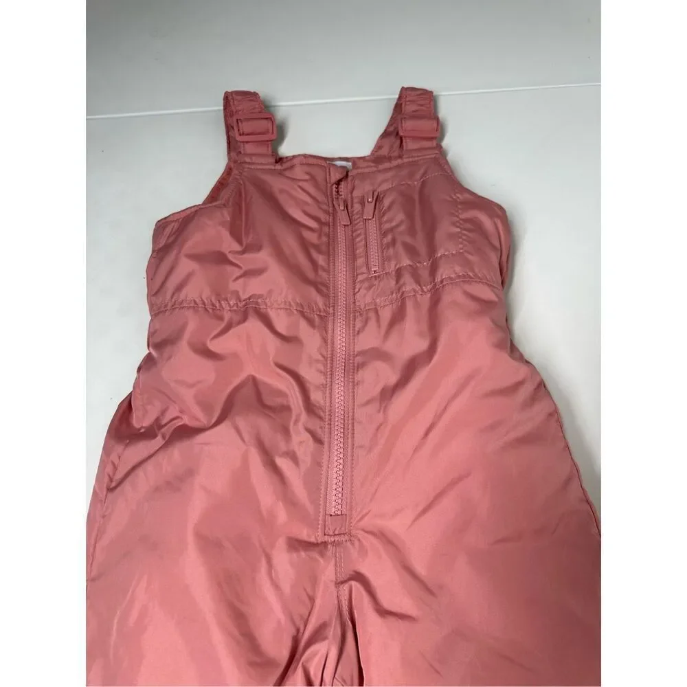Old Navy Water-Resistant Snow Bib for Toddler Girls Pink Size 2T